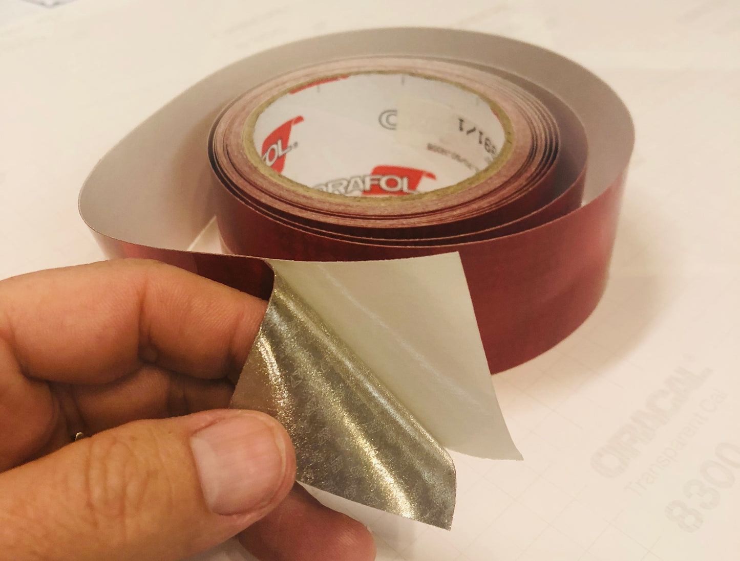 1", 2", 3", 4", 6", 24" WHITE Oralite V82 Type 5 Prismatic Reflective Tape