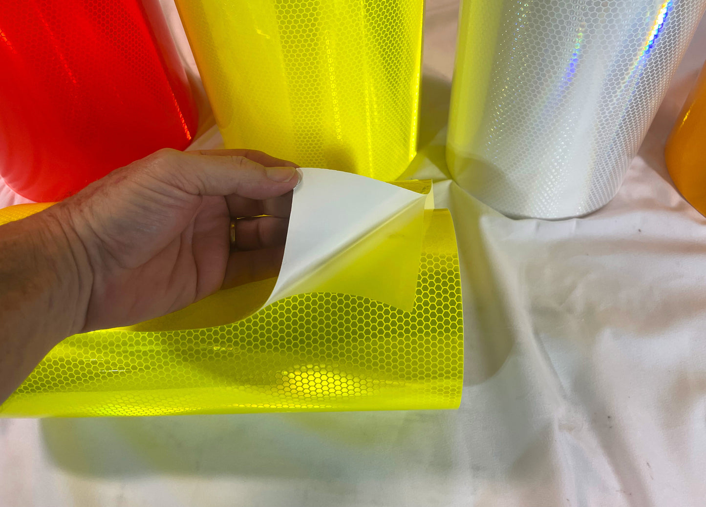 1" thru 12" - Oralite 5930 High Intensity Work Zone Reflective - Tough & Flexible - 25' or 50' – Reflective