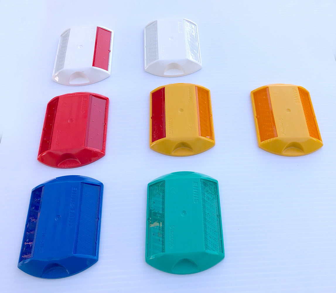 C80 Stimsonite Reflective Road Markers (MARKERS ONLY) – Tape