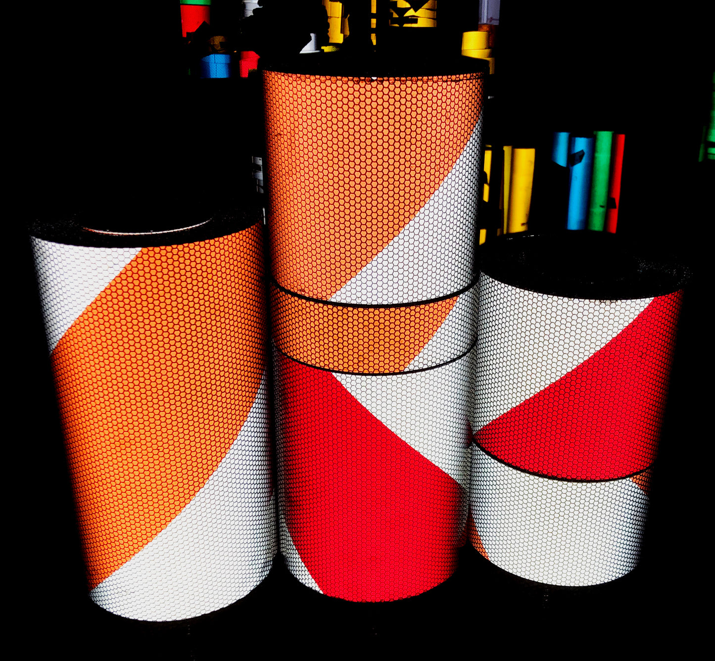 Striped Reflective Barricade Tape - HIGH INTENSITY Grade Type 3 - (150 Foot Rolls) – Reflective