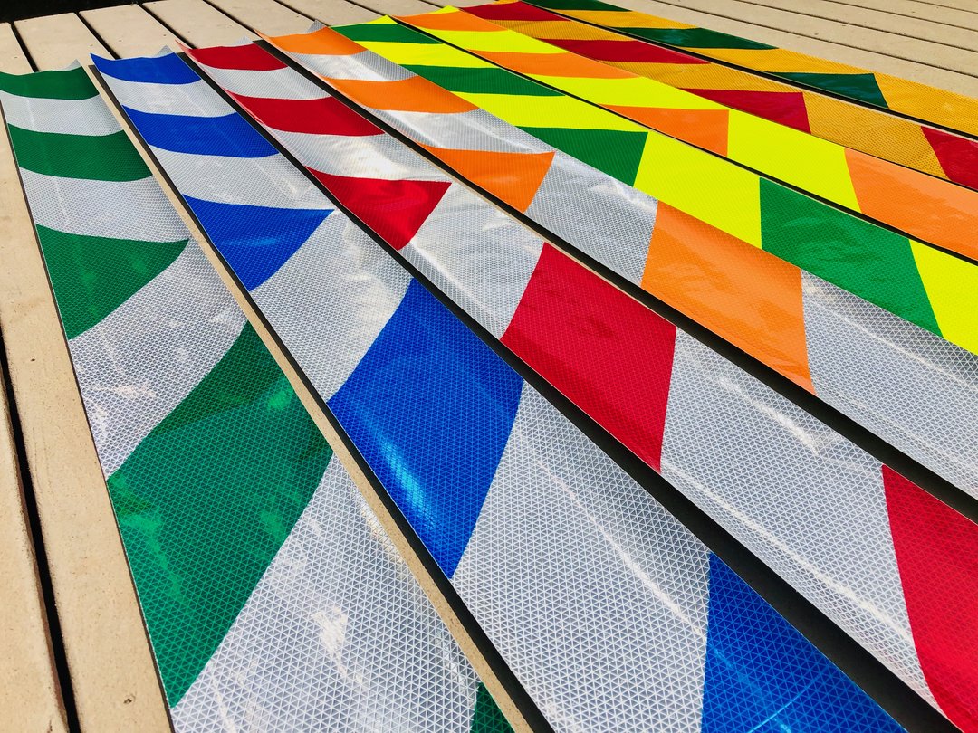 Chevron and Reflective Panels in Alternate Colors
