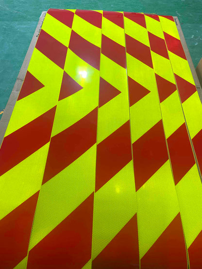 Reflective Chevron Panels for Vehicles - Made With 3M™ Diamond Grade™ DG3 Reflective – Reflective