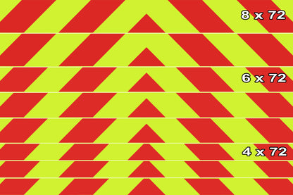 Reflective Chevron Panels for Vehicles - Made With 3M™ Diamond Grade™ DG3 Reflective – Reflective