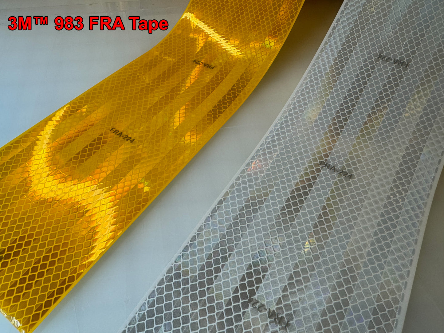 3M Reflective Tapes "BY THE FOOT " (3930 High Intensity - 983 Diamond Grade - FRA) – Reflective