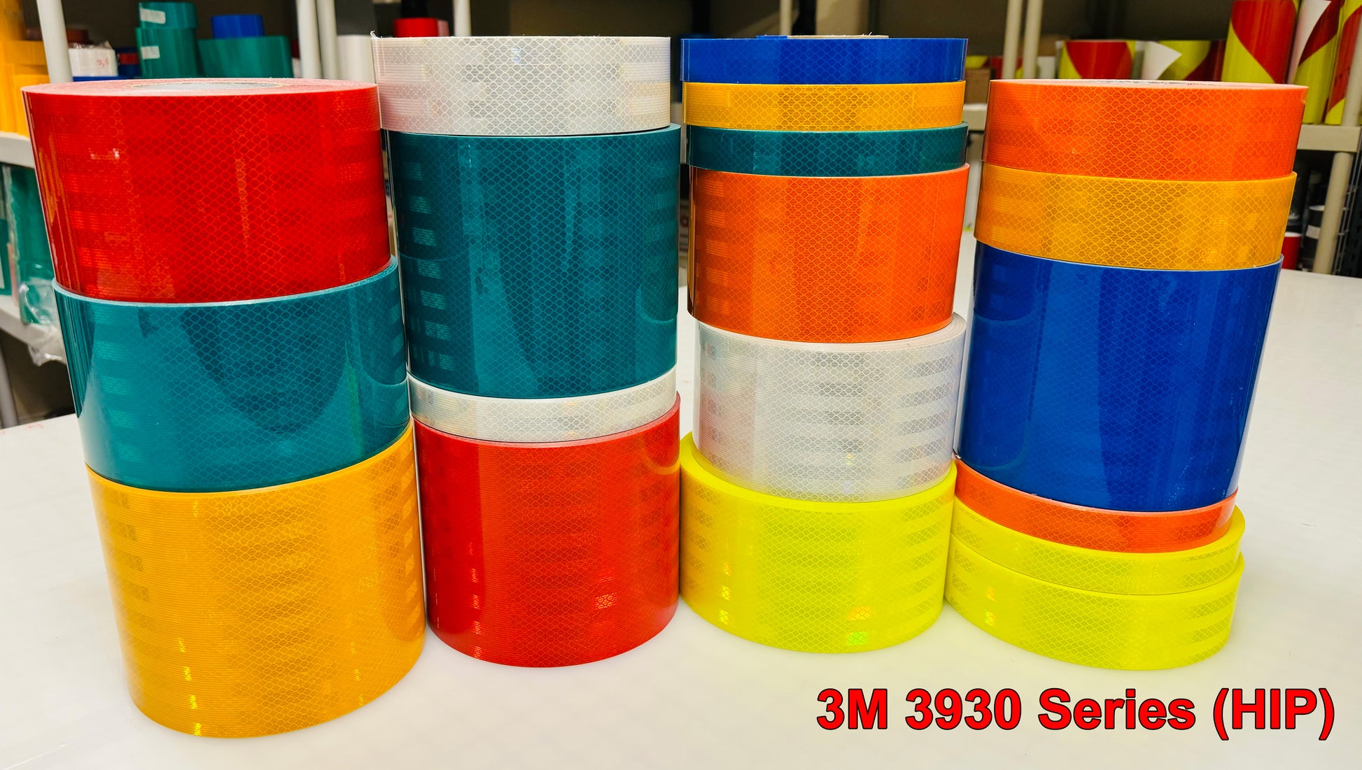 3M™ 3930 High Intensity Type 4 Prismatic Reflective - 1" 2" 4" 6" - (7 Colors) – Reflective