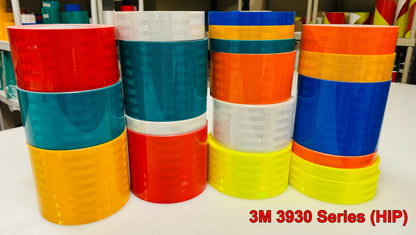 3M™ 3930 High Intensity Type 4 Prismatic Reflective - 1" 2" 4" 6" - (7 Colors) – Reflective