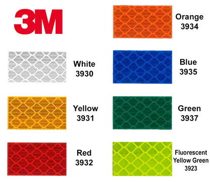 3M™ 3930 High Intensity Type 4 Prismatic Reflective - 1" 2" 4" 6" - (7 Colors) – Reflective