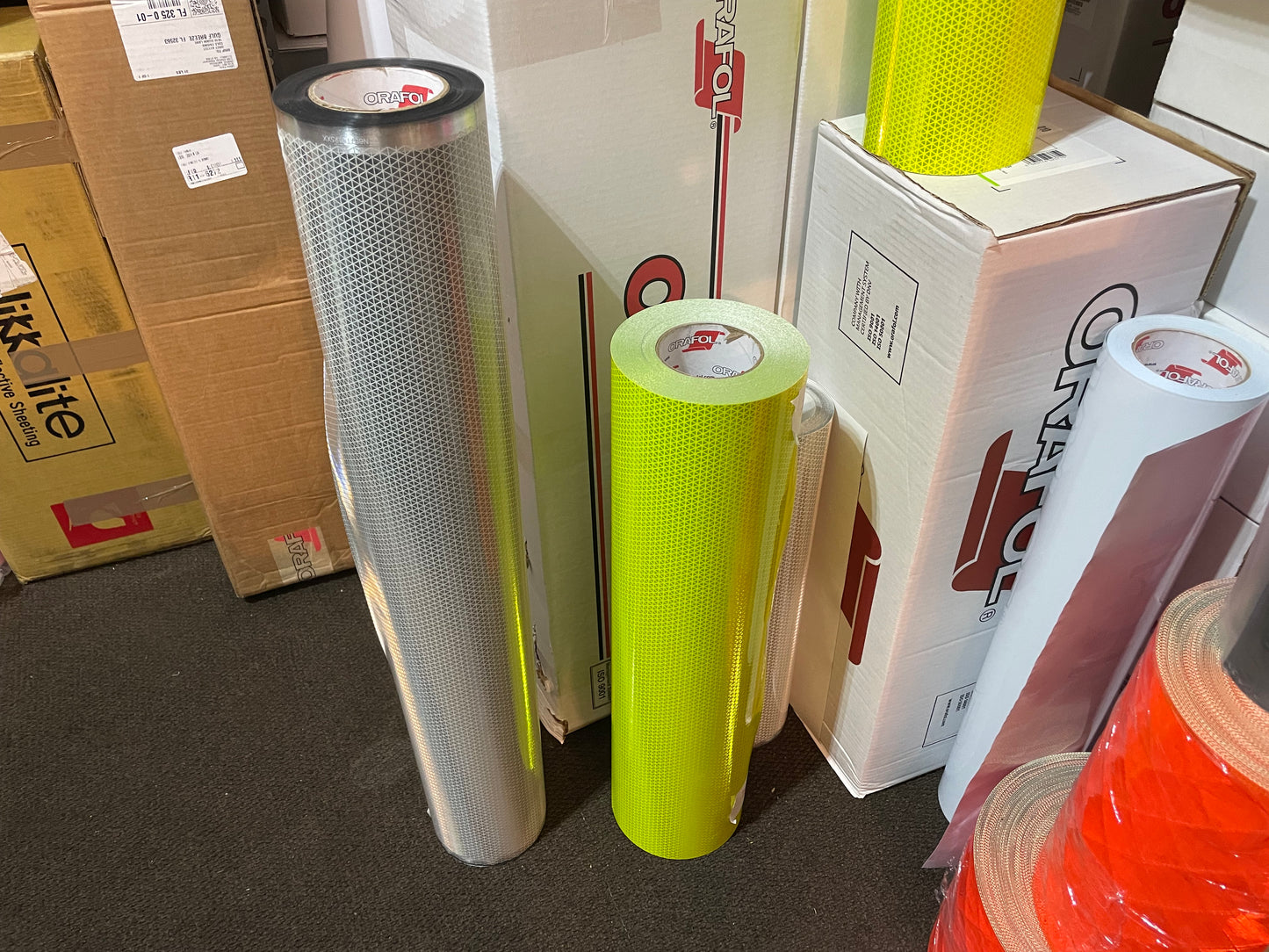 Printable Reflective Sheeting (Film - Tape) - SOLD BY THE FOOT - Eco Sol / UV / Latex – Reflective
