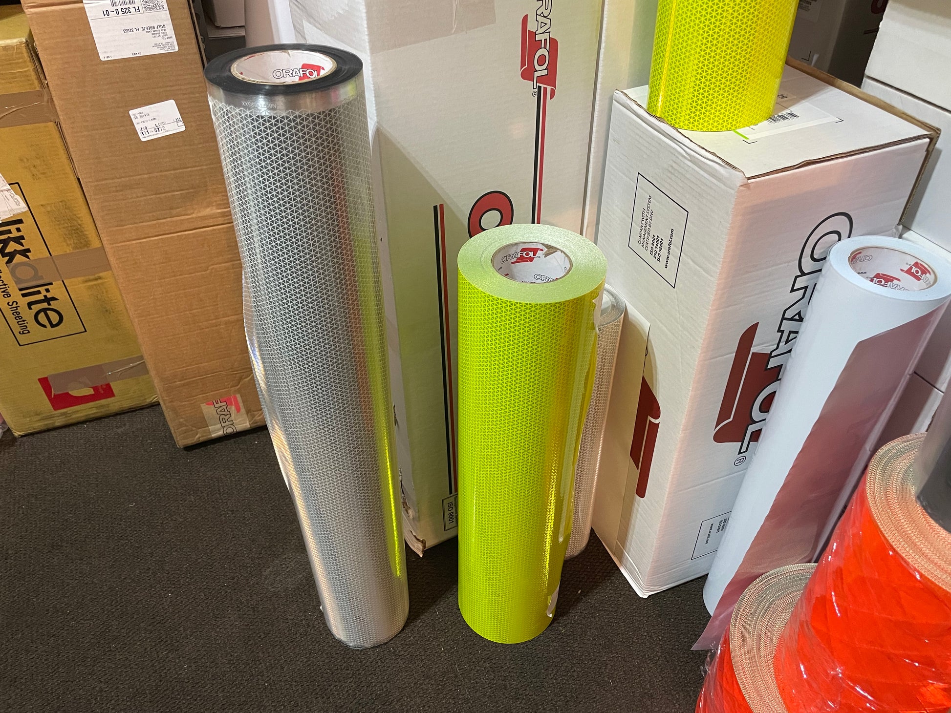 Printable Reflective Sheeting (Film - Tape) - SOLD BY THE FOOT - Eco Sol / UV / Latex – Reflective