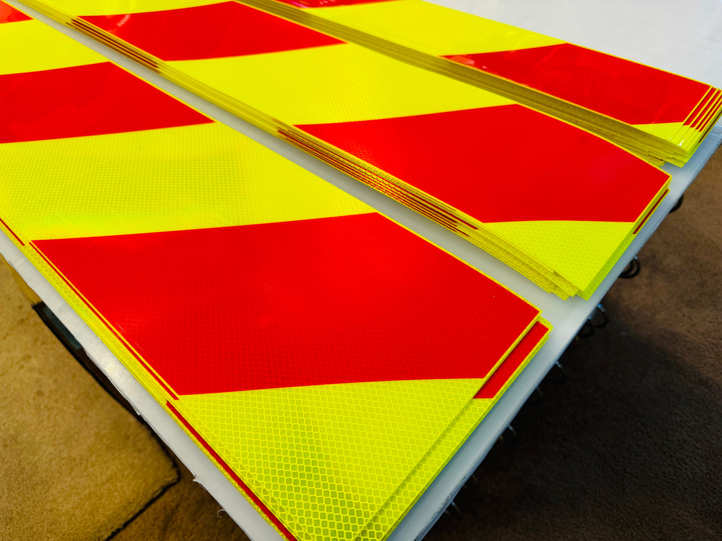 Reflective Chevron Panels for Vehicles - Made With 3M™ Diamond Grade™ DG3 Reflective – Reflective