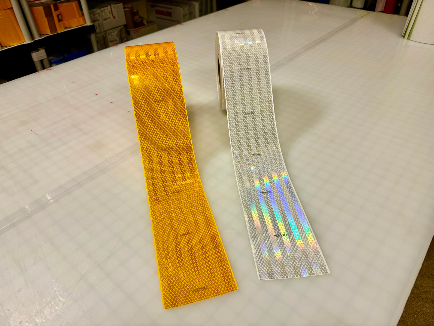 3M™ 983 FRA Rail Car Reflective Tape - White or Yellow – White, Yellow