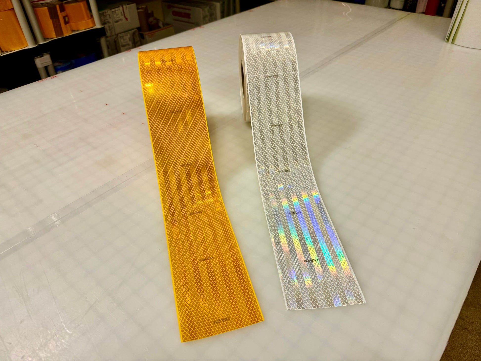3M™ 983 FRA Rail Car Reflective Tape - White or Yellow – White, Yellow