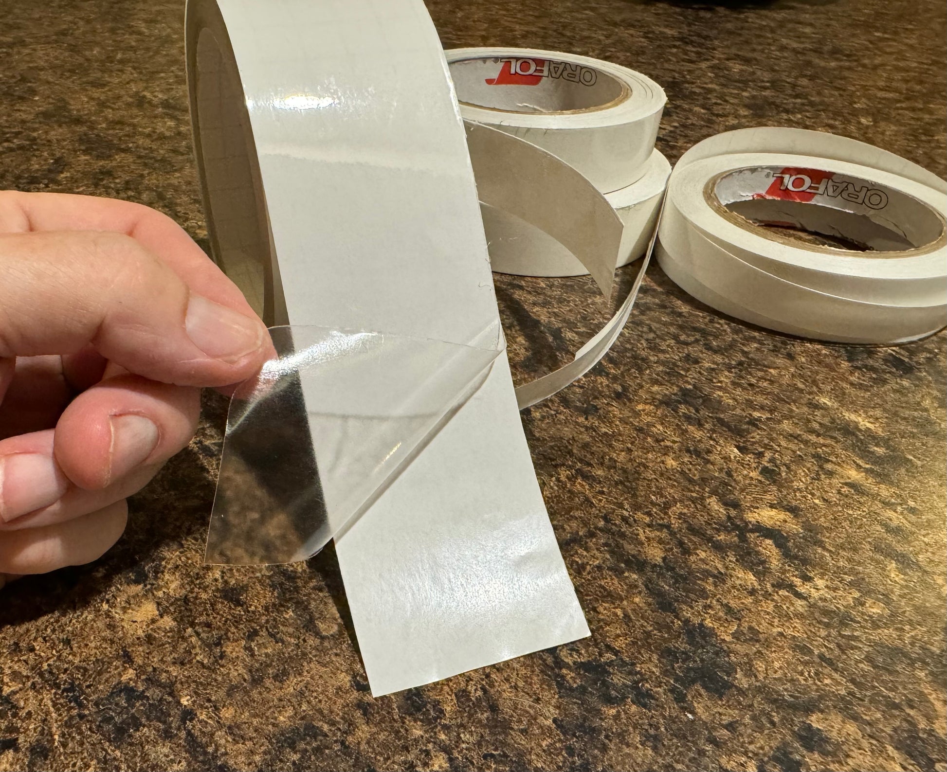 Clear Seam or Edge Sealing Tape (1/2" - 1" - 2") 75 Foot Rolls - Oracal Hi Performance