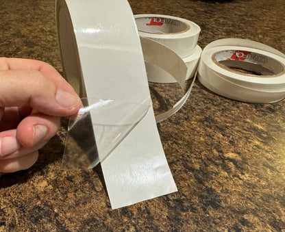 Clear Seam or Edge Sealing Tape (1/2" - 1" - 2") 75 Foot Rolls - Oracal Hi Performance