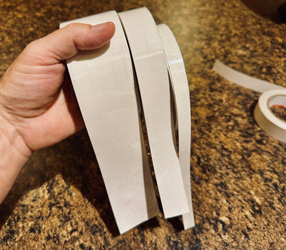 Clear Seam or Edge Sealing Tape (1/2" - 1" - 2") 75 Foot Rolls - Oracal Hi Performance
