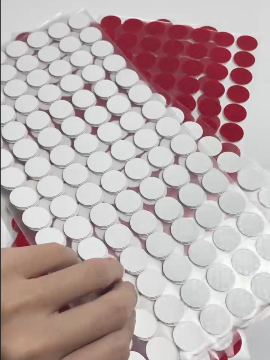 Reflective 3/4" Dots (circles) Die Cut from 3M™ DG3 Diamond Grade™ Sheeting