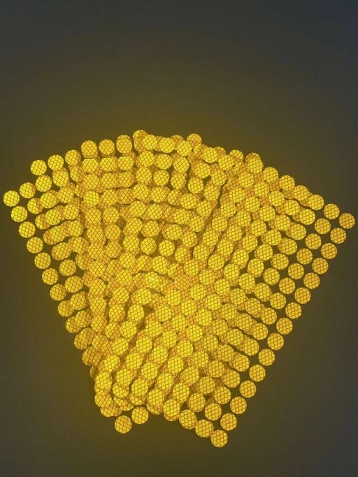 Reflective 3/4" Dots (circles) Die Cut from 3M™ DG3 Diamond Grade™ Sheeting