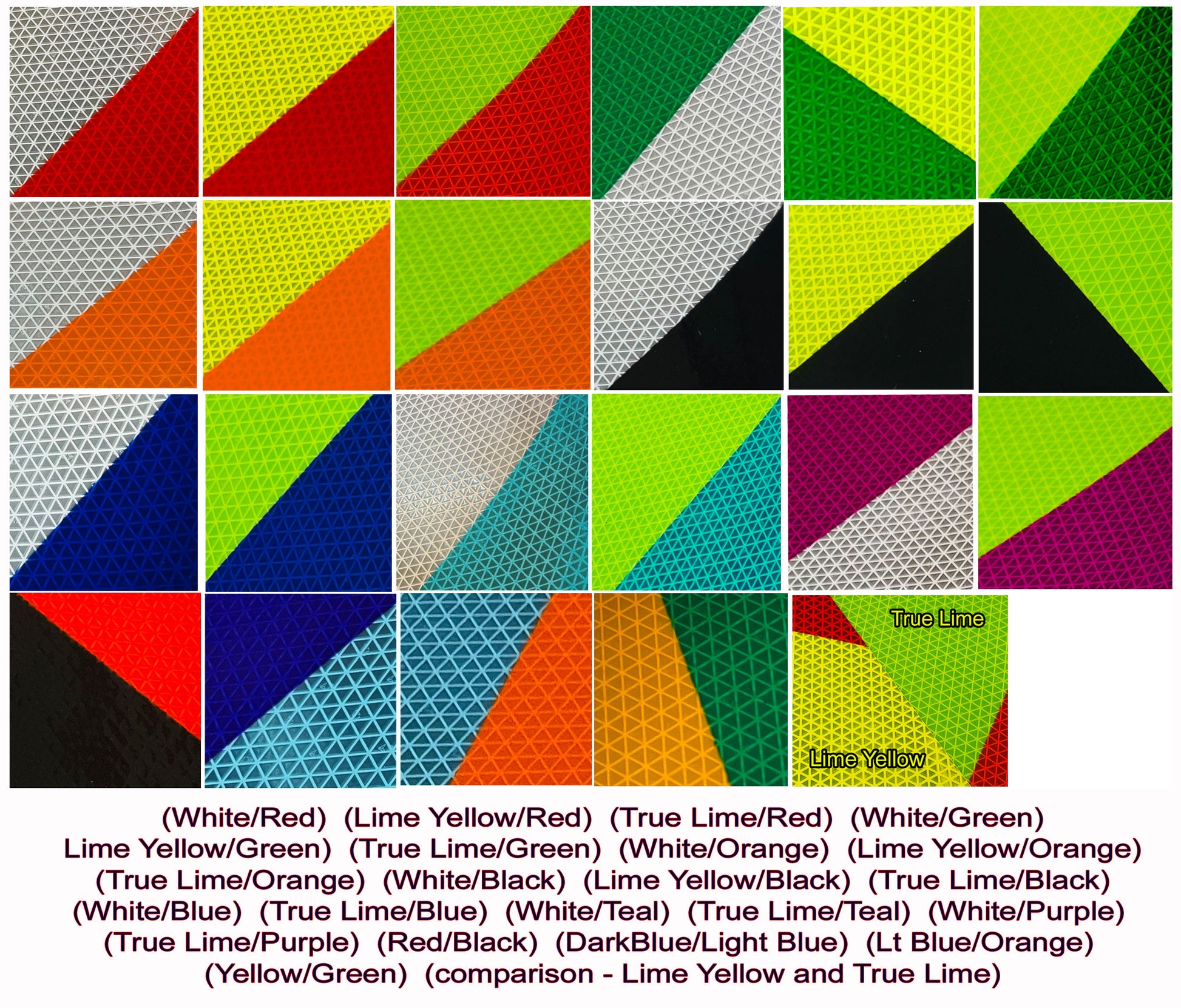 Motor Cycle Reflective Chevron Panels - Left & Right - Multiple Colors - Oralite – Reflective