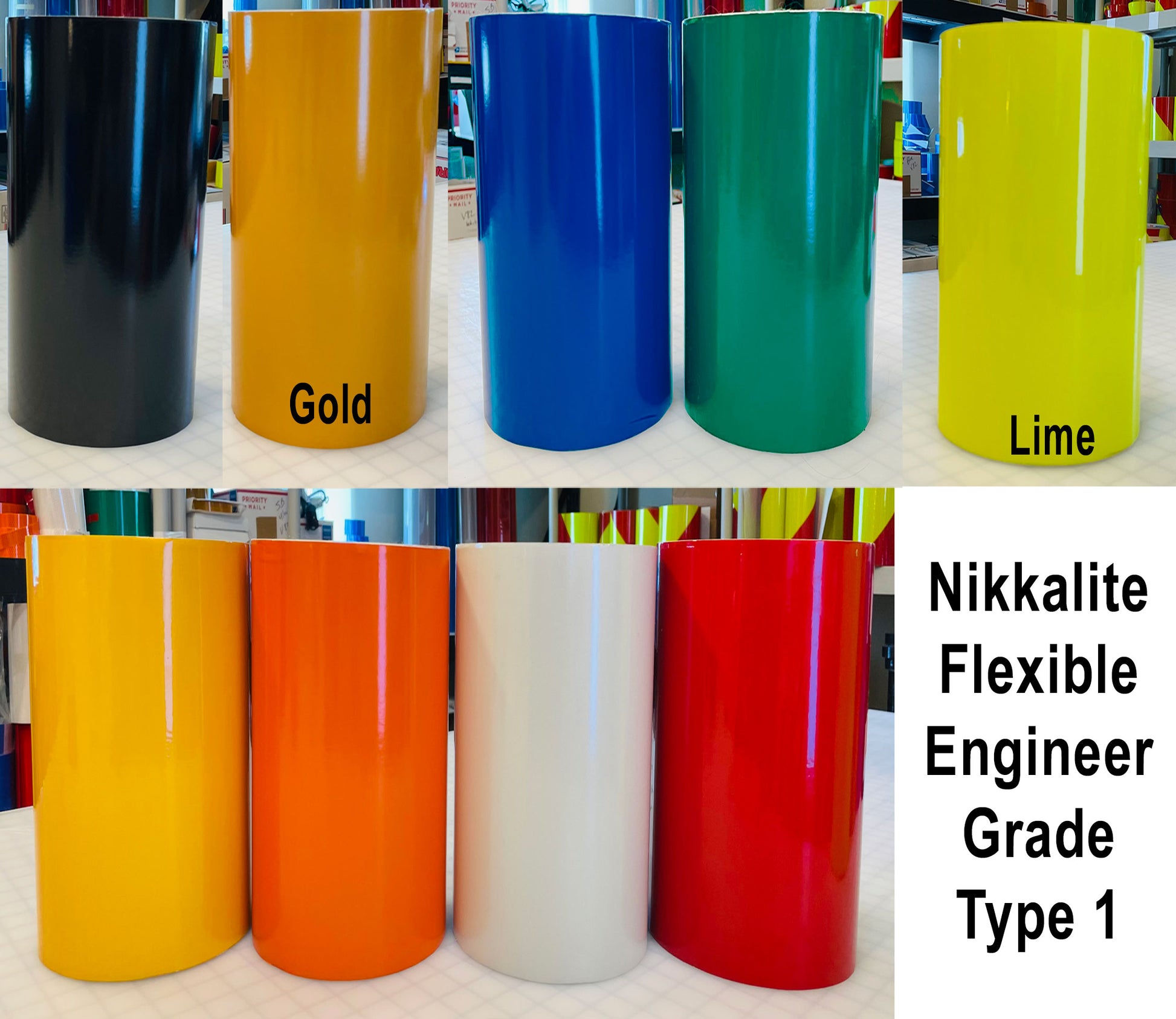 12 Inch - Flexible Engineer Grade Tape Rolls - 25', 50' & 150' Rolls