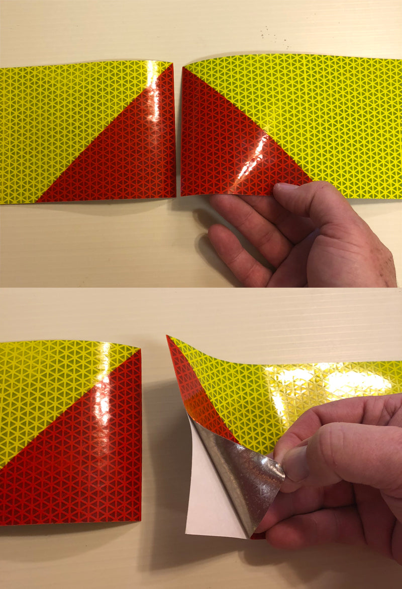 Two Piece Chevron Panel Kits - LIME and RED V98 Combo – Red, Lime