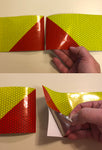 Two Piece Chevron Panel Kits - LIME and RED V98 Combo