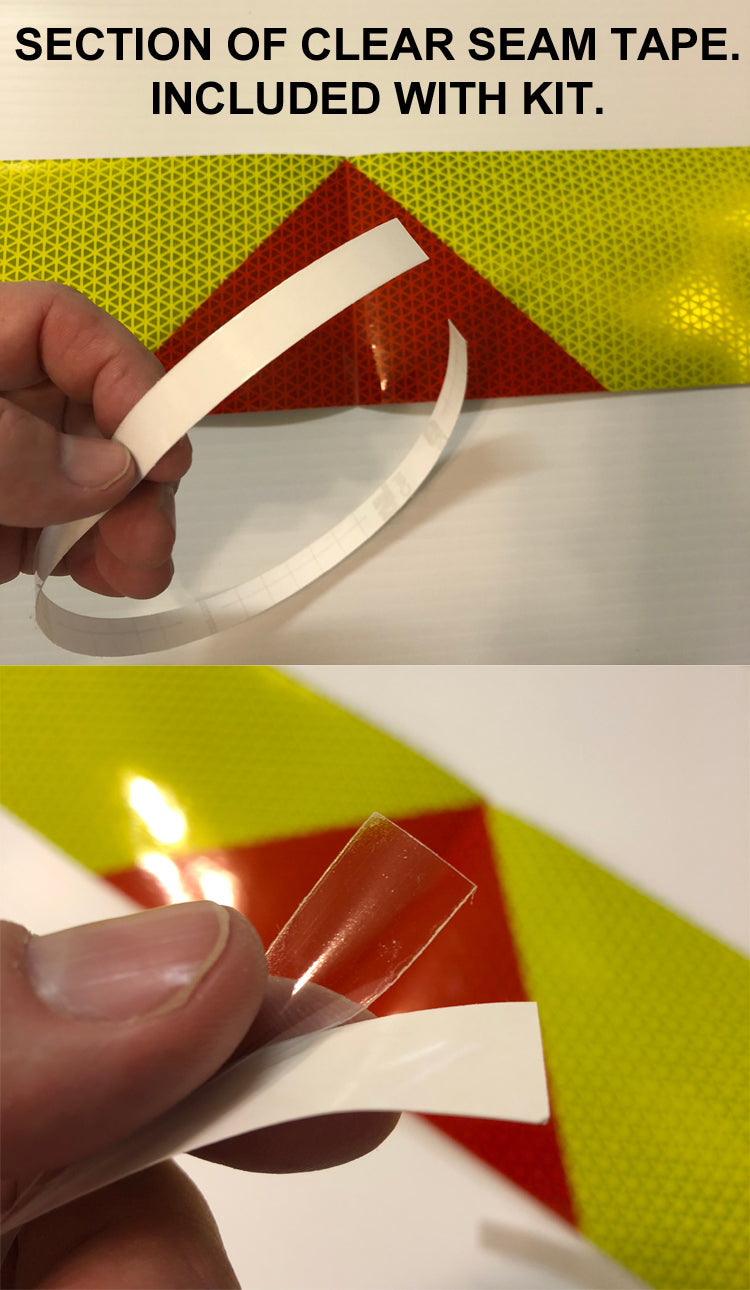 Two Piece Chevron Panel Kits - LIME and RED V98 Combo – Red, Lime