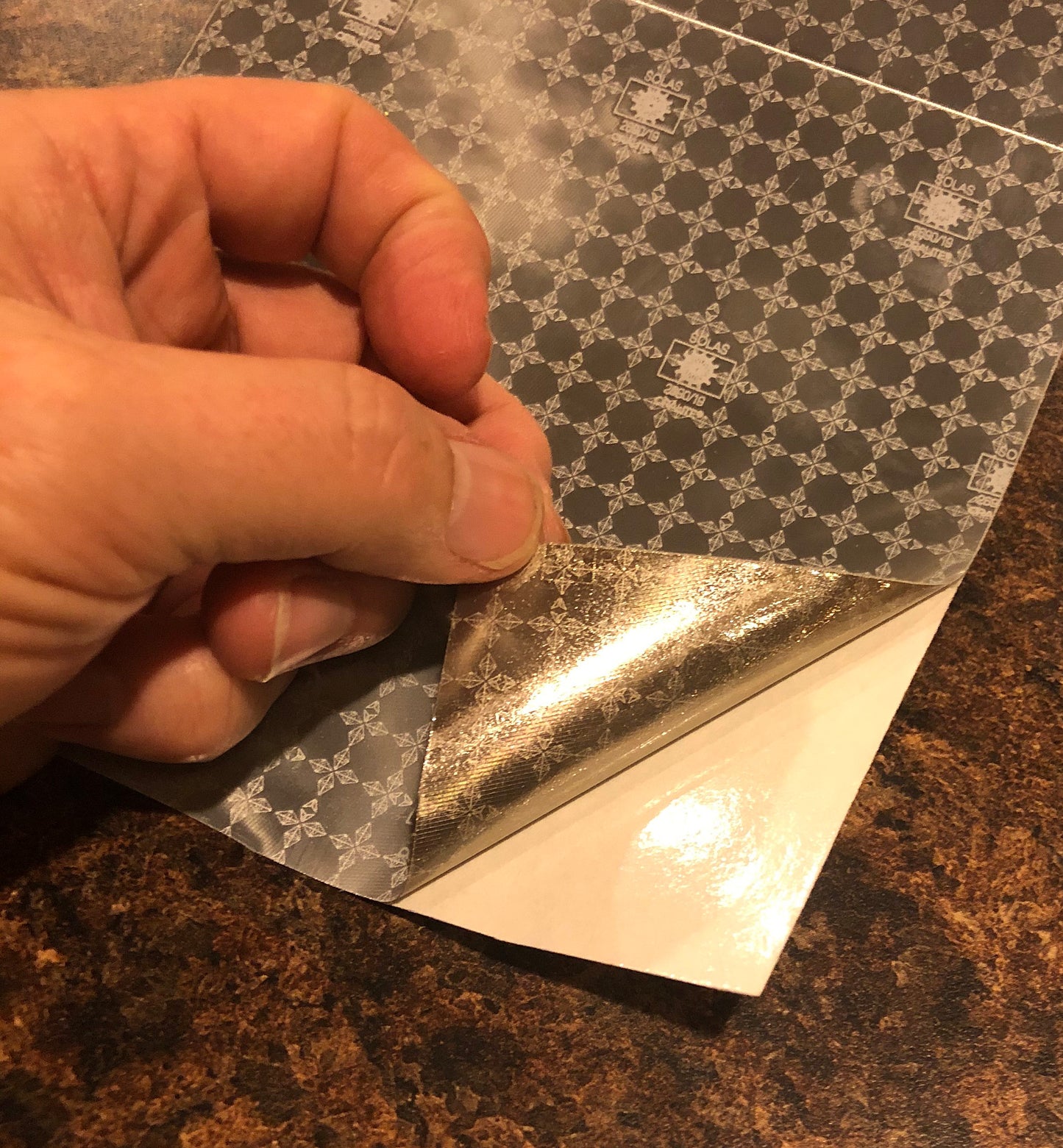 6 Inch Oralite SOLAS "Sold By The Foot" Self Adhesive (1404 for Flexible Surfaces) – image 2 of 6