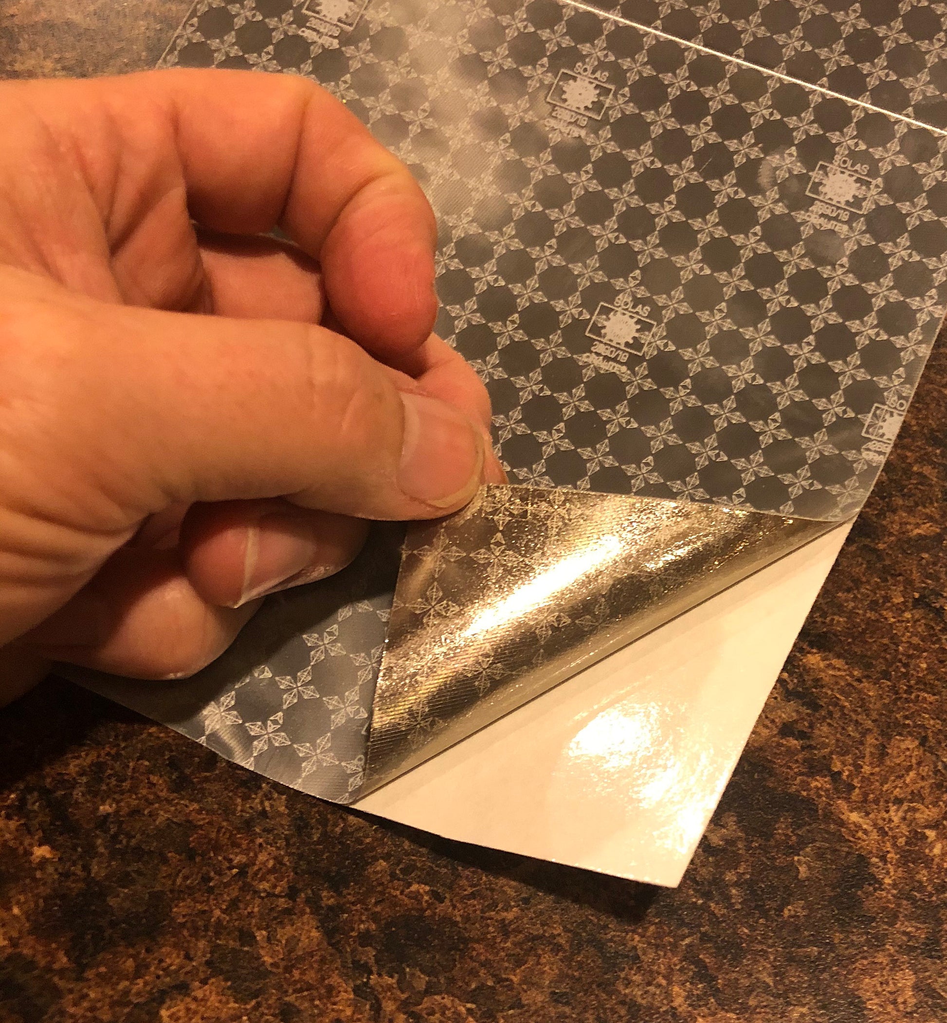 6 Inch Oralite SOLAS "Sold By The Foot" Self Adhesive (1404 for Flexible Surfaces) – image 2 of 6