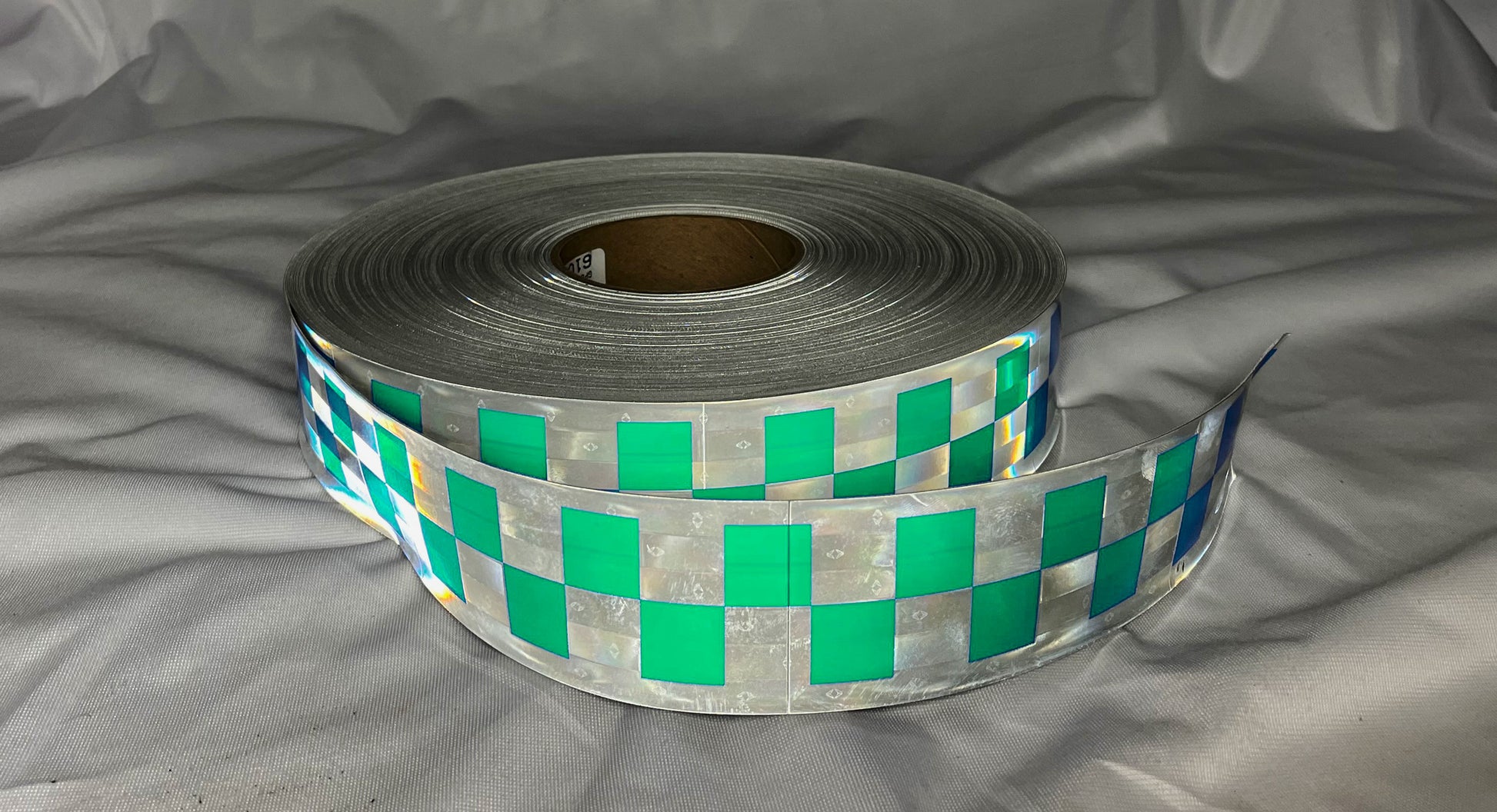GP800 - 2" Checker Reflective Garment Trim - 30' or 100' - Sew On - Oralite