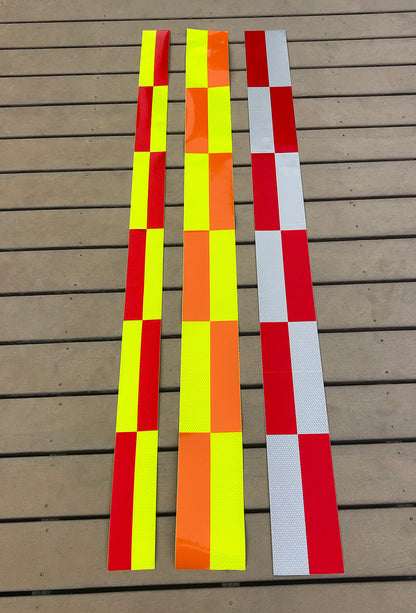 Reflective Battenburg Rolls - Self Adhesive - Multiple Colors - BY THE FOOT – Reflective
