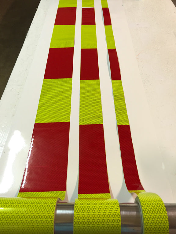 Reflective Block Pattern Rolls - Self Adhesive - BY THE FOOT – Reflective