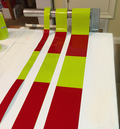 Reflective Block Pattern Rolls - Self Adhesive - BY THE FOOT – Reflective