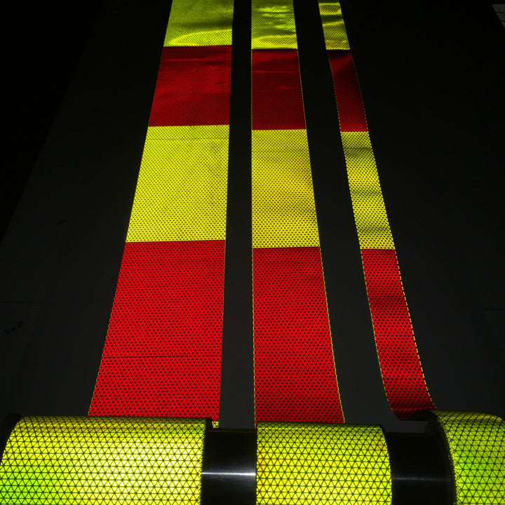 Reflective Block Pattern Rolls - Self Adhesive - BY THE FOOT – Reflective