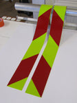 v98 pre printed chevron reflective tape by the foot