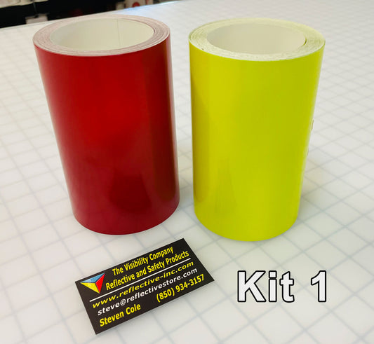 Nikkalite Engineer Grade - 6 x 30 Lime and Red Combo Kits – Red, Lime