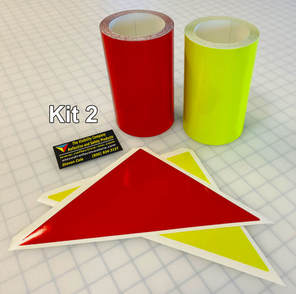 Nikkalite Engineer Grade - 6 x 30 Lime and Red Combo Kits – Red, Lime