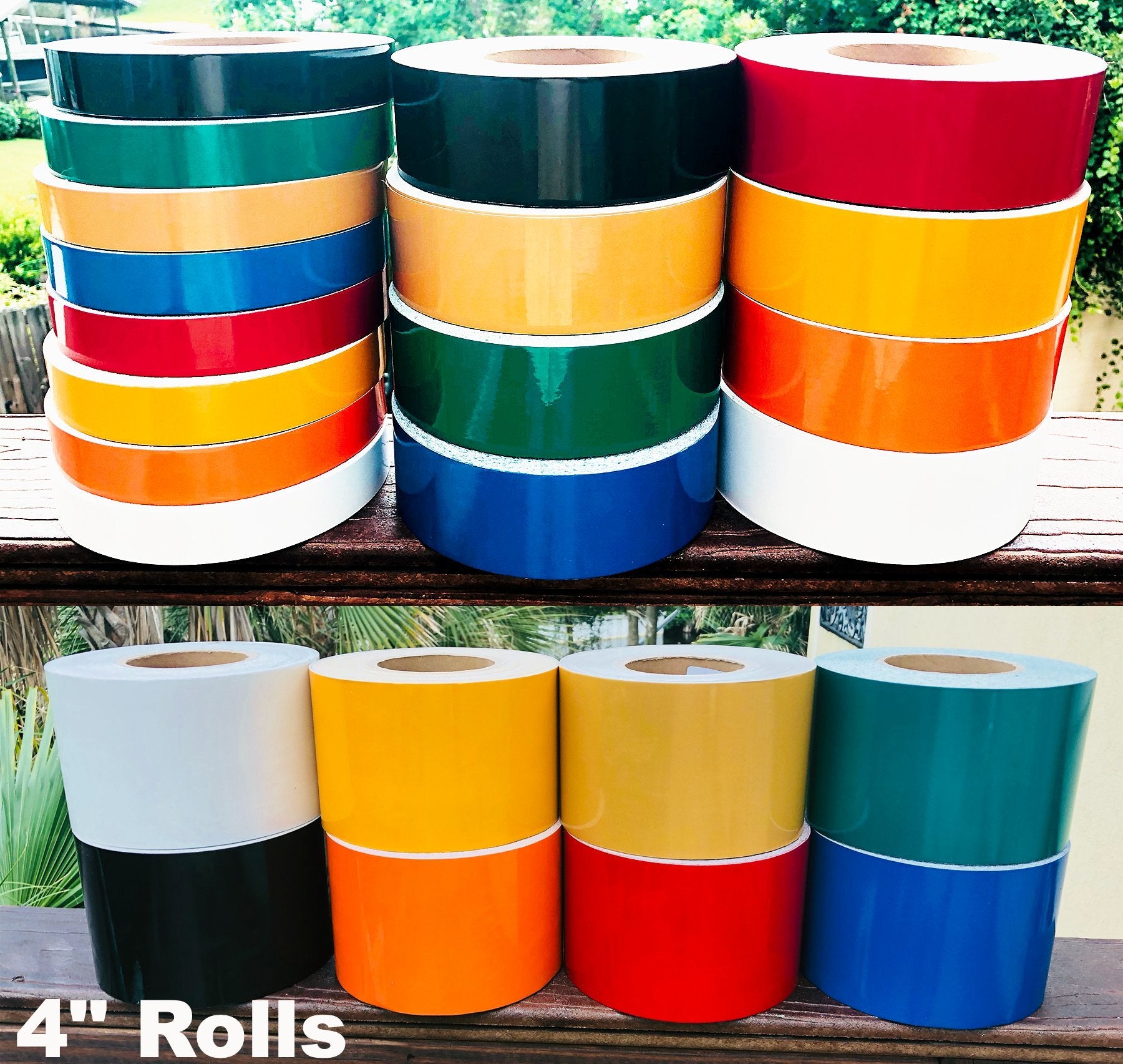 Bright Vivid Colored Reflective Tape