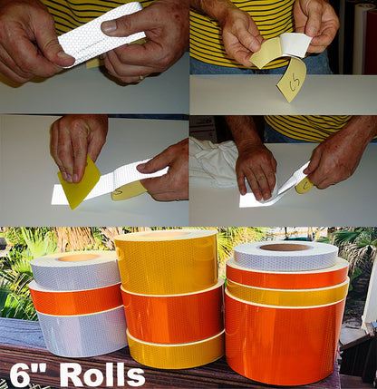 Hard Hat Helmet Self Adhesive Reflective Tape