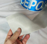 GP801 - "POLICE" Logo - Sew On Prismatic Reflective Garment Panels 4" - Oralite