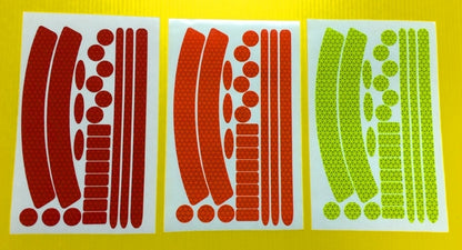 Reflective Hard Hat "3m" Decals (Single 3m Hard Hat Kit) - 5 Colors – Reflective