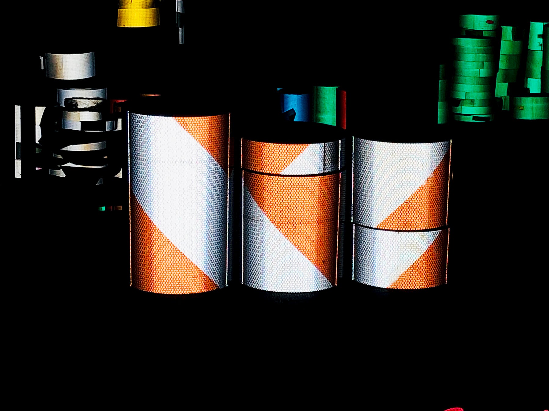 High Intensity Microprismatic Barricade Tape Nikkalite