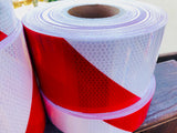 red white reflective type 4 barrier tape