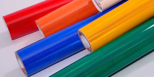 8" High Intensity "Prismatic" Type 4 Reflective Tapes - 30 Foot Rolls
