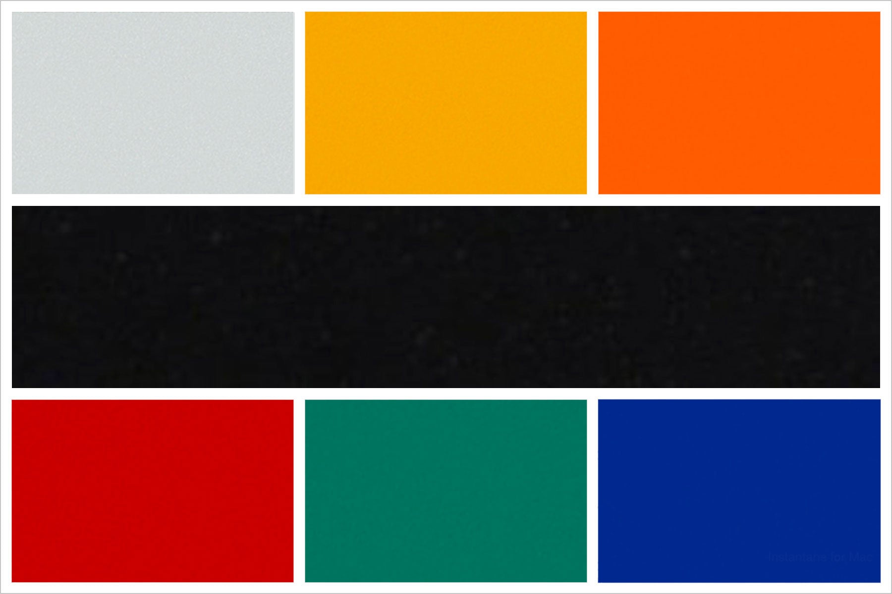 Oralite 5650 Rapid Air Color Chart