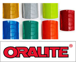 1"-6" Oralite V98 "Fluorescent LIME" Conformable Prismatic Reflective Tape