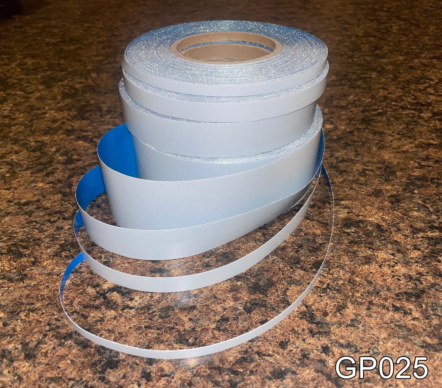 GP025 - Reflective Heat Transfer Garment Trim - 30' , 100' & 328' Rolls - Oralite