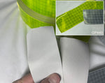 GP440 - 2" Lime or Silver Reflective Sew On Garment Trim - 30' or 100' - Oralite