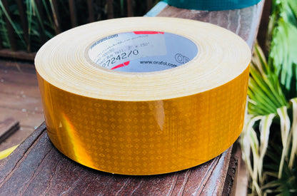 School Bus Yellow Oralite Reflective Tape V82