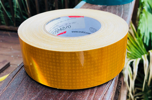 School Bus Yellow Oralite Reflective Tape V82