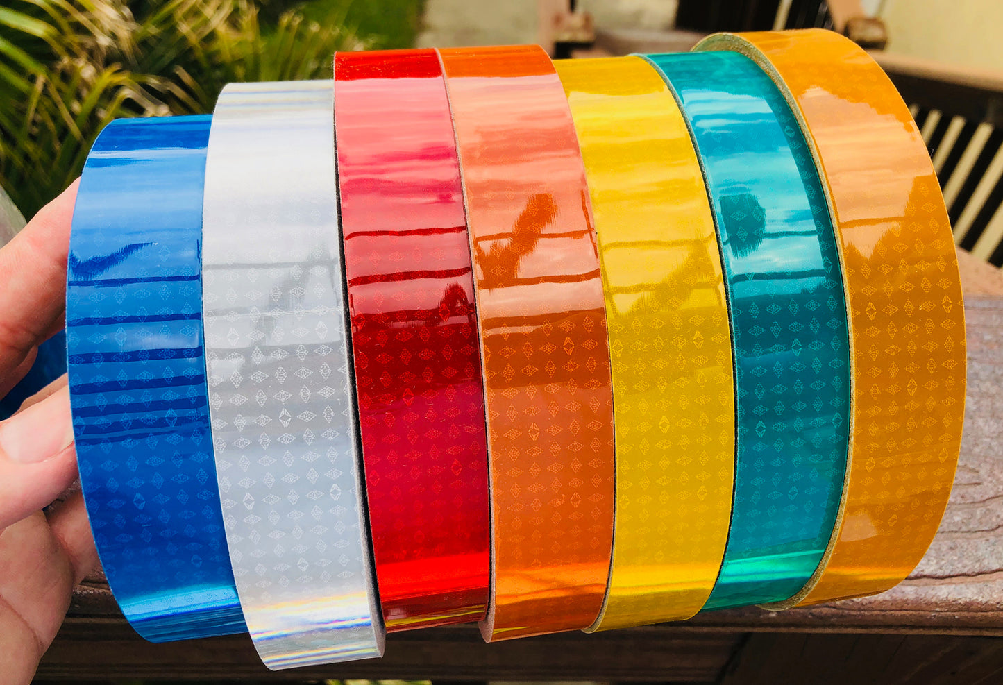 1", 2", 3", 4", 6", 24" WHITE Oralite V82 Type 5 Prismatic Reflective Tape